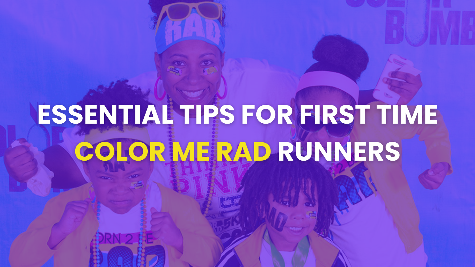 Essential Tips for First Time Color Me Rad Runners